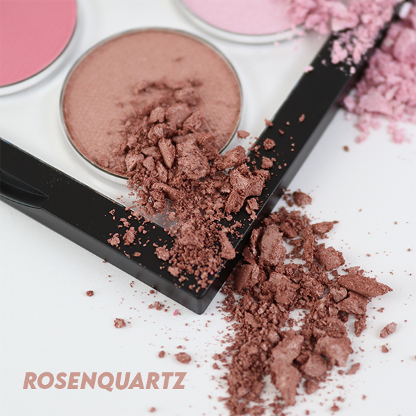 Rosequartz Lidschatten mit Schimmer - www.makeupcoach.com